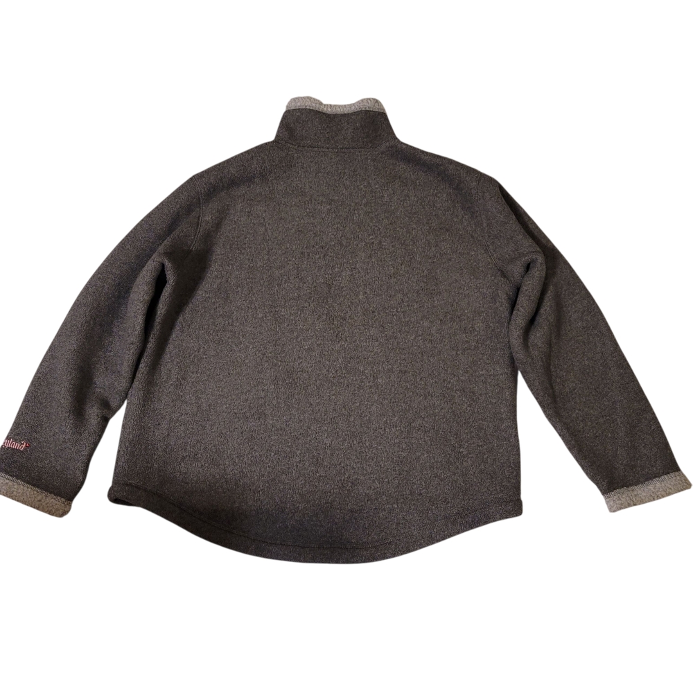 DISNEYLAND RESORT Womens Gray Fleece Jacket with Embroidered Characters SIZE (L) - Picture 2 of 8